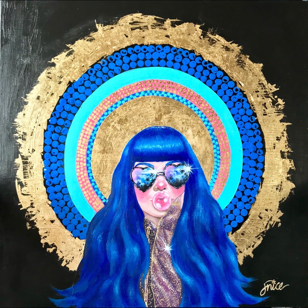 “Ginger In Disguise” 16x16 Hand signed Print